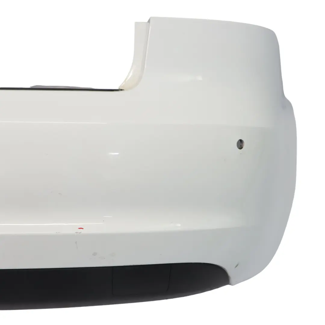 Bumper Trim Panel Covering 3-Door Version Ibis White - Y9C to Audi A3 8P Rear with Part number 8P3807303D Audi A3 8P Rear Bumper Trim Panel Covering 3-Door Version Ibis White - Y9C - SKU 8P3807303D-IWH - Part number 8P3807303D
