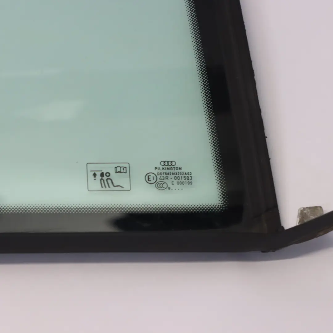 Side Quarter Glass Window Rear Right O/S AS2 to Audi A3 8P with Part number 8P3845300C Audi A3 8P Side Quarter Glass Window Rear Right O/S AS2 - SKU 8P3845300C - Part number 8P3845300C