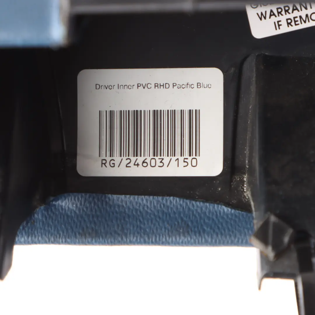 Interior Trim Driver Side O/S PVC Cover Pacific Blue to Audi A3 8P with Part number RG24603150 Audi A3 8P Interior Trim Driver Side O/S PVC Cover Pacific Blue - SKU RHD-RG24603150 - Part number RG24603150