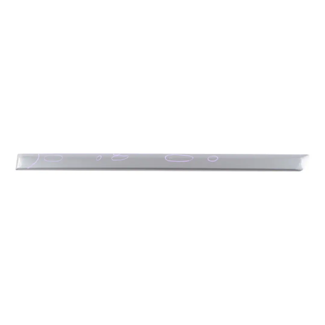 Audi A3 8P Rear Door Sill Cover Moulding Strip Trim Left N/S Dolphin Grey X7Z - SKU 8P4853963A-DGM - Part number 8P4853963A