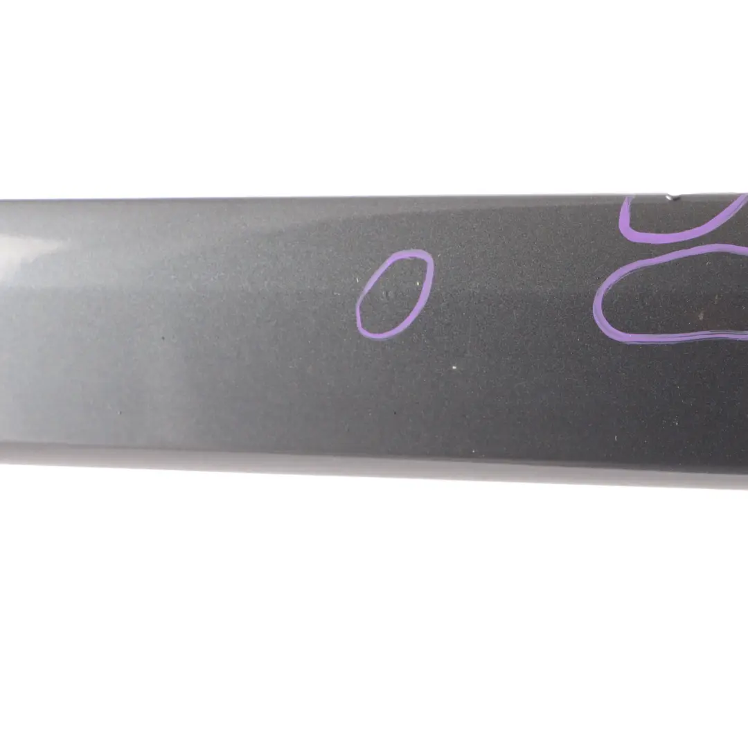 Door Sill Cover Moulding Strip Trim Left N/S Dolphin Grey X7Z to Audi A3 8P Rear with Part number 8P4853963A Audi A3 8P Rear Door Sill Cover Moulding Strip Trim Left N/S Dolphin Grey X7Z - SKU 8P4853963A-DGM - Part number 8P4853963A