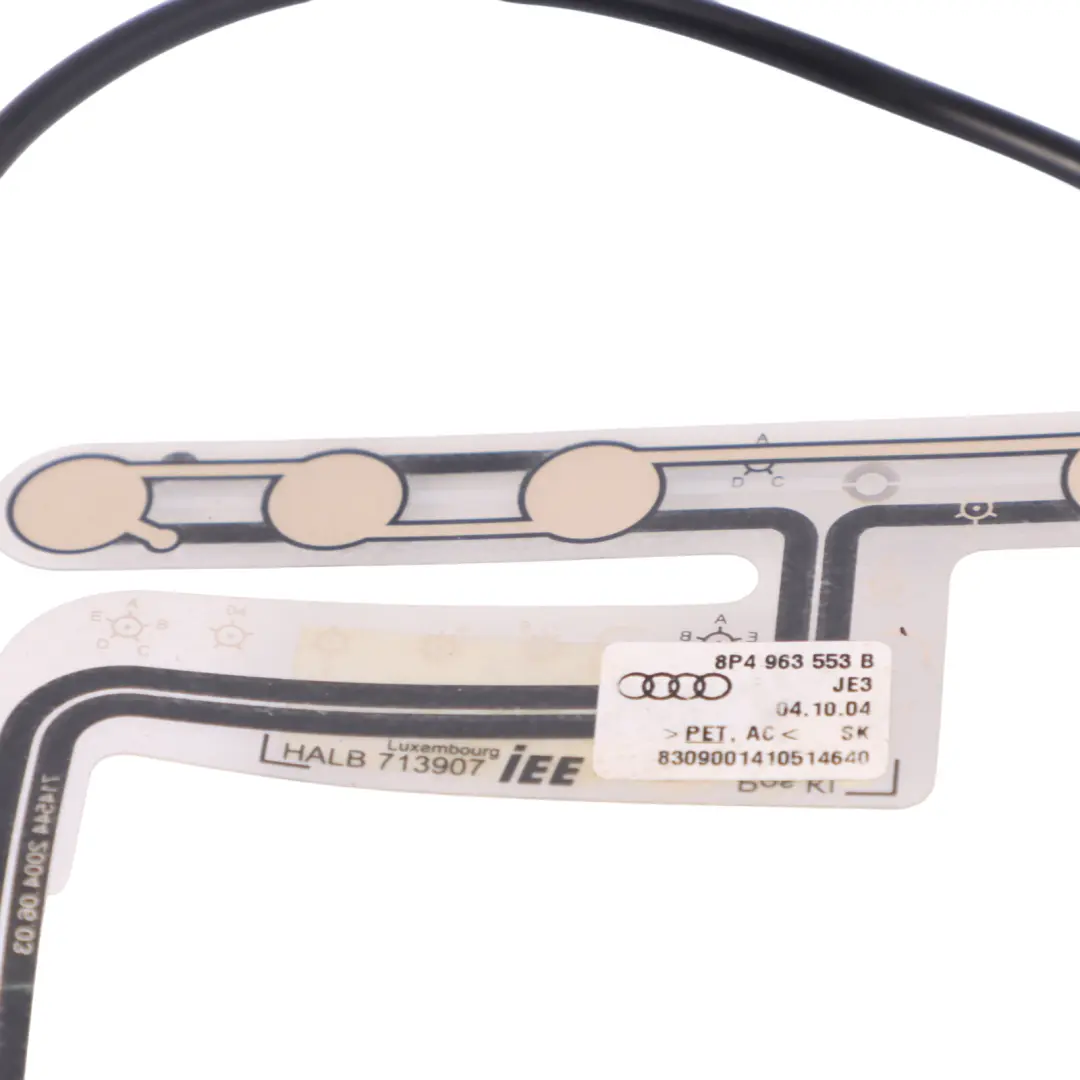 Sensore sedili anteriori occupati sinistra destra per Audi A3 8P con numero di parte 8P4963553 Audi A3 8P Sensore sedili anteriori occupati sinistra destra - SKU 8P4963553 - Numero di parte 8P4963553