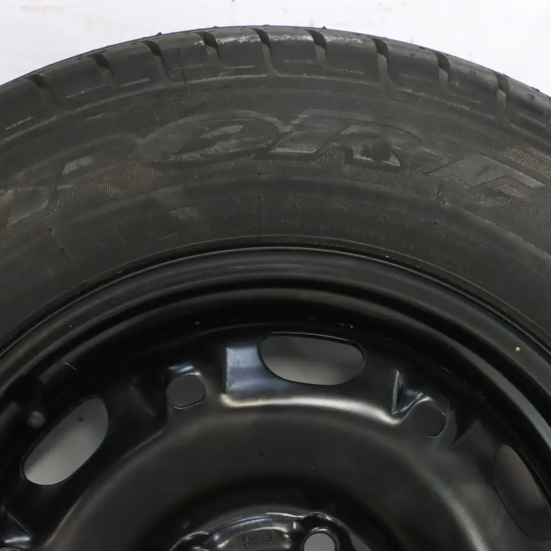 6J Spare Steel Wheel Tyre Dunlop 175/70 14" 5J to Seat Ibiza IV with Part number 8Q0601027R Seat Ibiza IV 6J Spare Steel Wheel Tyre Dunlop 175/70 14" 5J - SKU 8Q0601027R - Part number 8Q0601027R