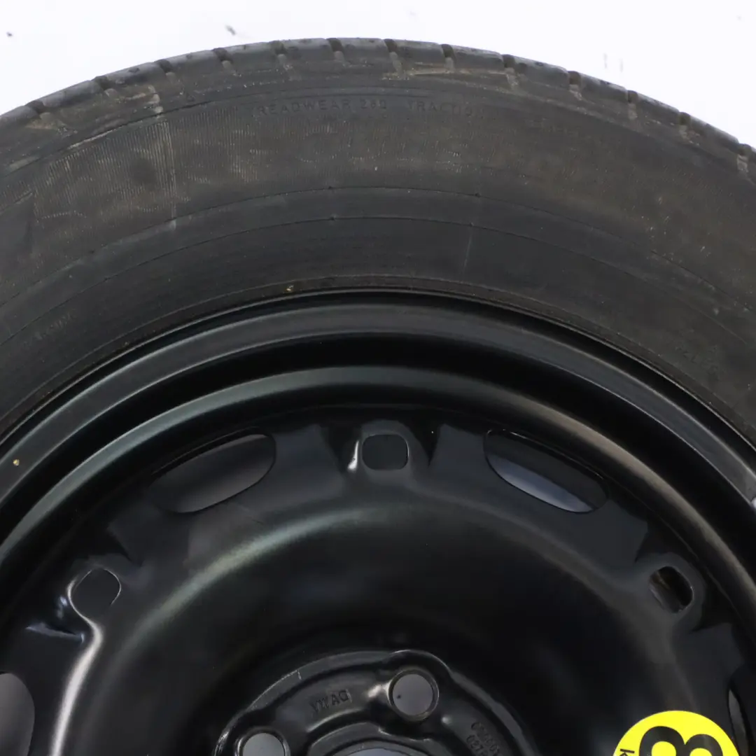 6J Rueda de repuesto de acero Dunlop 175/70 14" 5J para Seat Ibiza IV con número de pieza 8Q0601027R Seat Ibiza IV 6J Rueda de repuesto de acero Dunlop 175/70 14" 5J - SKU 8Q0601027R - Número de pieza 8Q0601027R