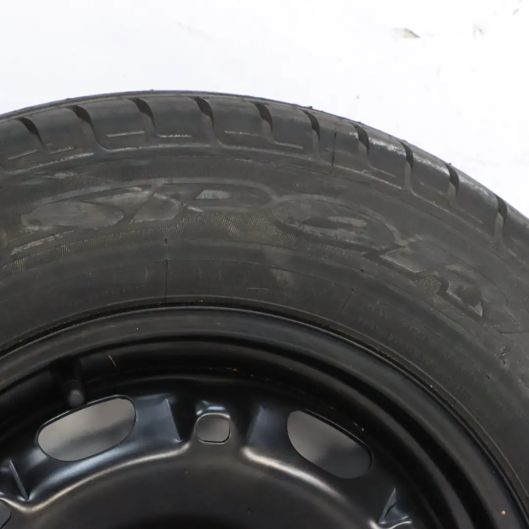 6J Spare Steel Wheel Tyre Dunlop 175/70 14" 5J to Seat Ibiza IV with Part number 8Q0601027R Seat Ibiza IV 6J Spare Steel Wheel Tyre Dunlop 175/70 14" 5J - SKU 8Q0601027R - Part number 8Q0601027R