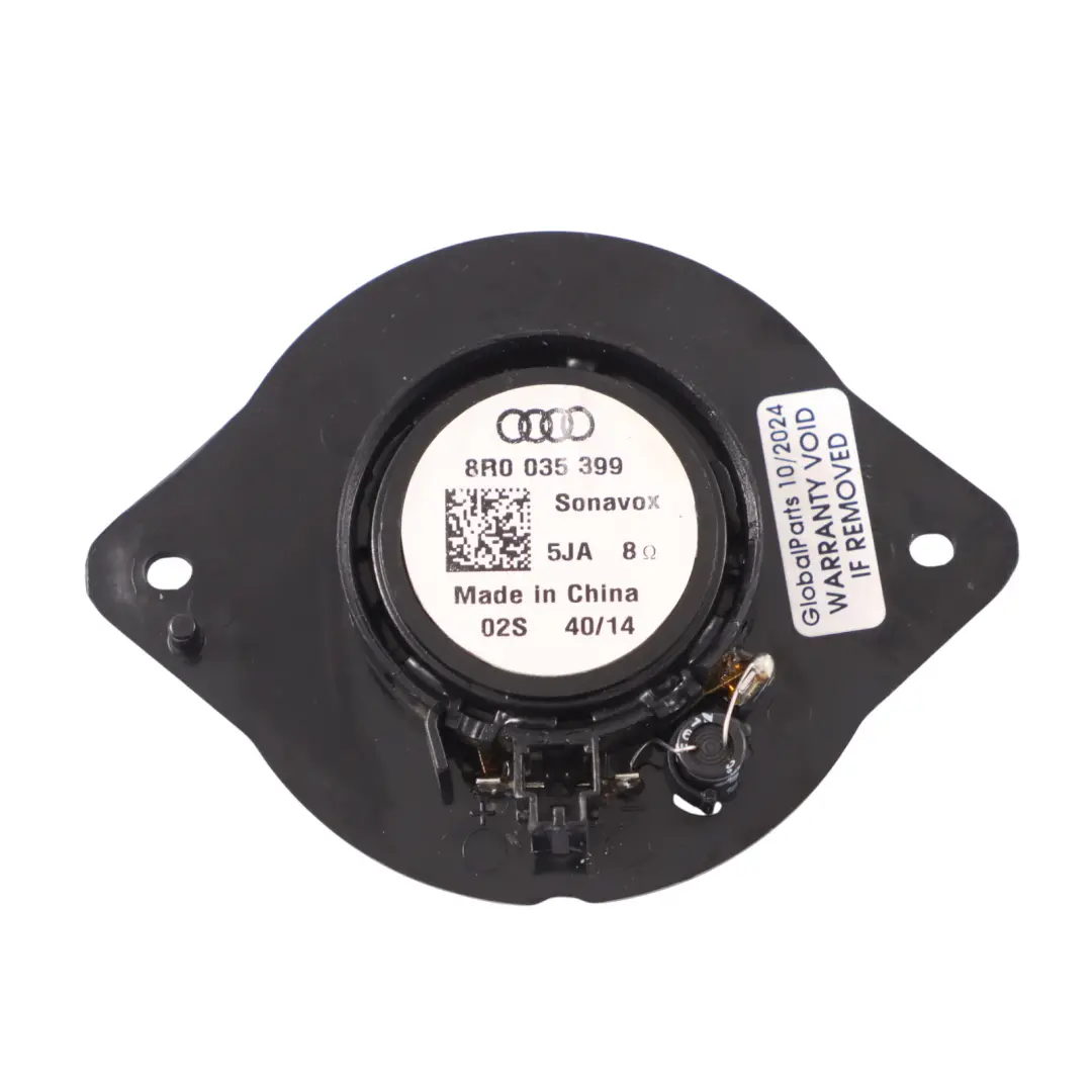  Carte Porte Haut-parleur Audi Q5 8R Arrière Gauche Droite Audio - SKU 8R0035399-1 - Numéro de pièce 8R0035399
