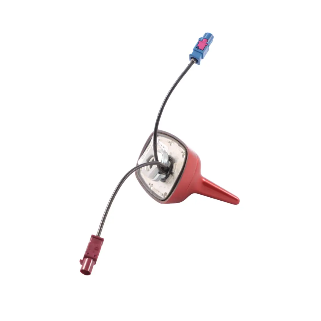 Audi Q5 8R Antenne de toit Shark Rouge Volcan Métallisé - Y3M 8R0035503E - SKU 8R0035503E-VRE - Numéro de pièce 8R0035503E9-VRE