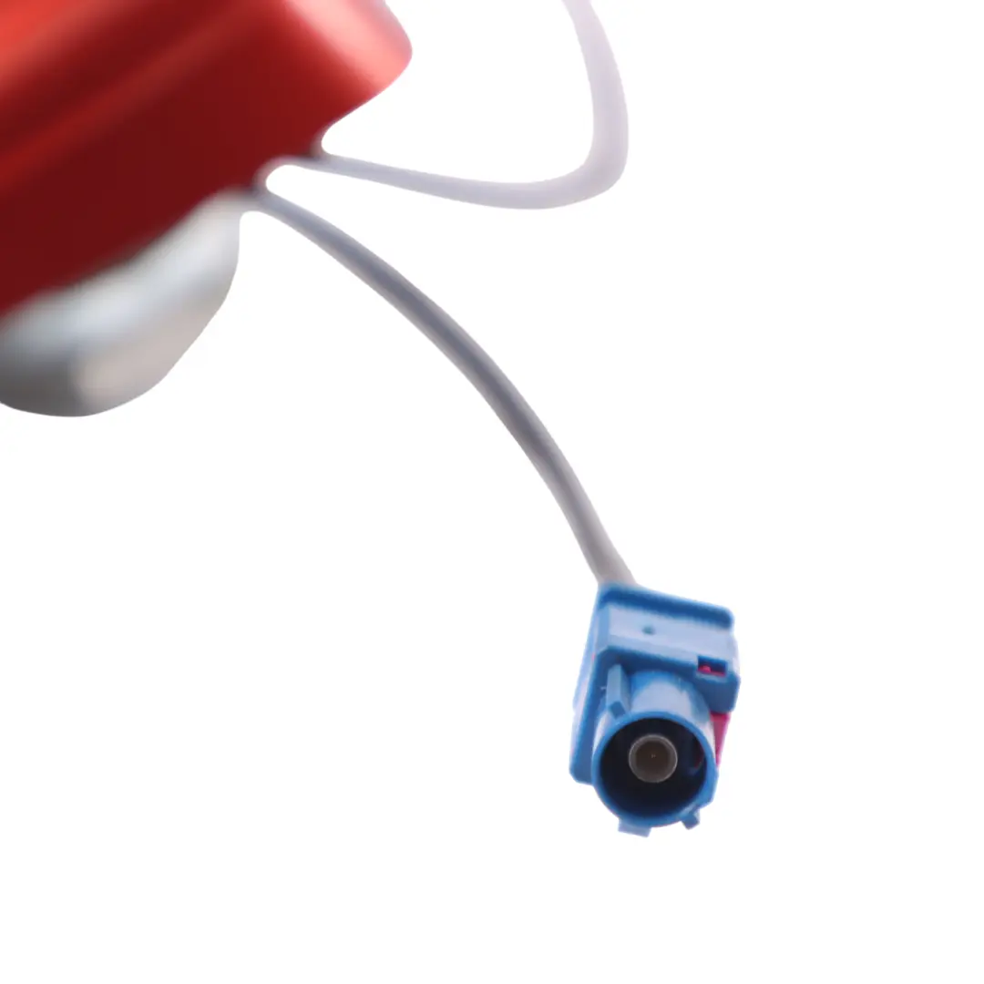 Audi Q5 8R Antena de Techo Aérea Tiburón Rojo Volcán Metalizado - Y3M 8R0035503E - SKU 8R0035503E-VRE - Número de pieza 8R0035503E9-VRE