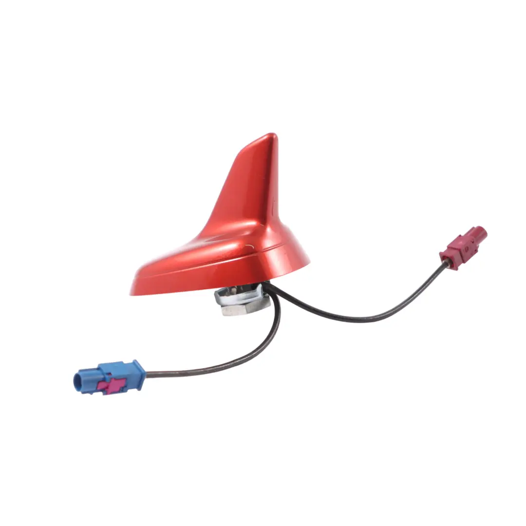 Audi Q5 8R Antenne de toit Shark Rouge Volcan Métallisé - Y3M 8R0035503E - SKU 8R0035503E-VRE - Numéro de pièce 8R0035503E9-VRE