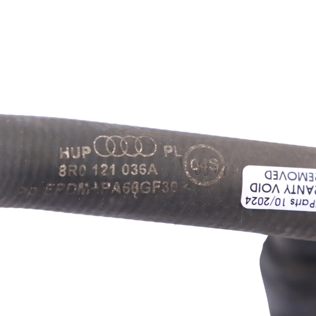 Audi Q5 8R Heater Water Cooling Coolant Pipe Hose Line - SKU 8R0121036A - Part number 8R0121036A
