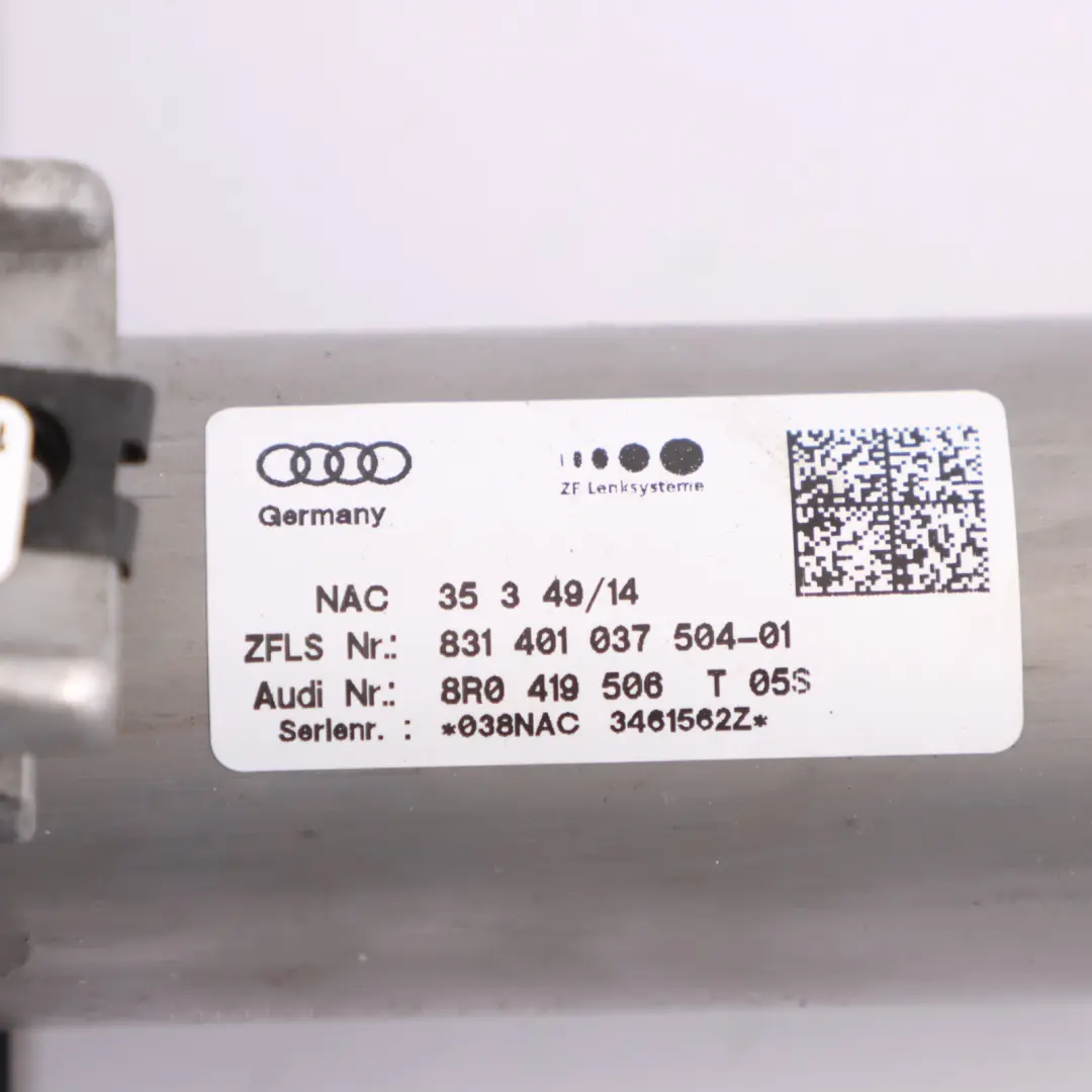 Colonne de direction assistée pour Audi Q5 8R à propos du numéro de pièce 8R0419502M Audi Q5 8R Colonne de direction assistée - SKU 8R0419502M - Numéro de pièce 8R0419502M