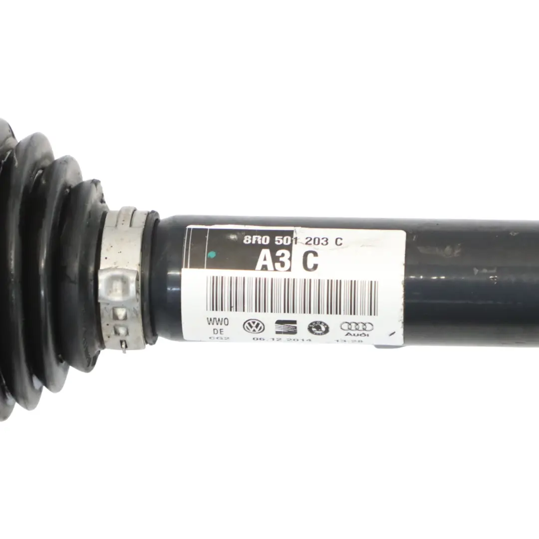 Audi Q5 8R Eje de transmisión trasero izquierdo - SKU 8R0501203C - Número de pieza 8R0501203C