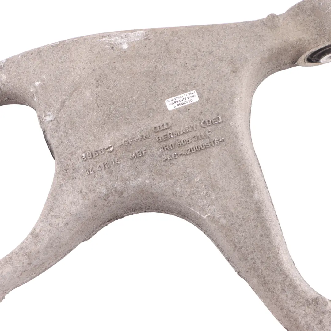 Bras de contrôle arrière Suspension gauche Guidon Wishbone Audi A6 C7 - SKU 8R0505311F - Numéro de pièce 8R0505311F