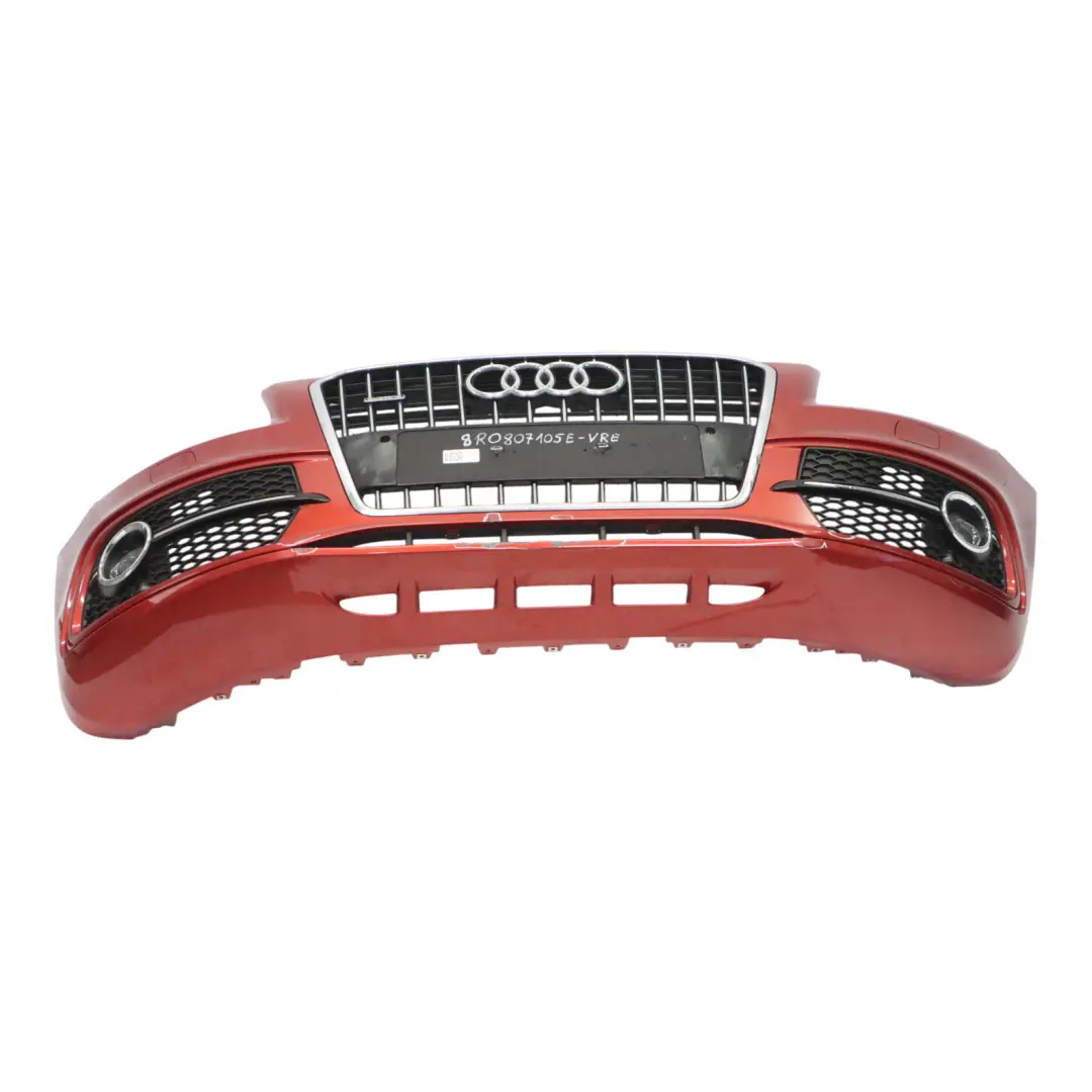 Front Bumper Trim Panel Cover Volcano Red Metallic - Y3M to Audi Q5 8R with Part number 8R0807105E Audi Q5 8R Front Bumper Trim Panel Cover Volcano Red Metallic - Y3M - SKU 8R0807105E-VRE - Part number 8R0807105E