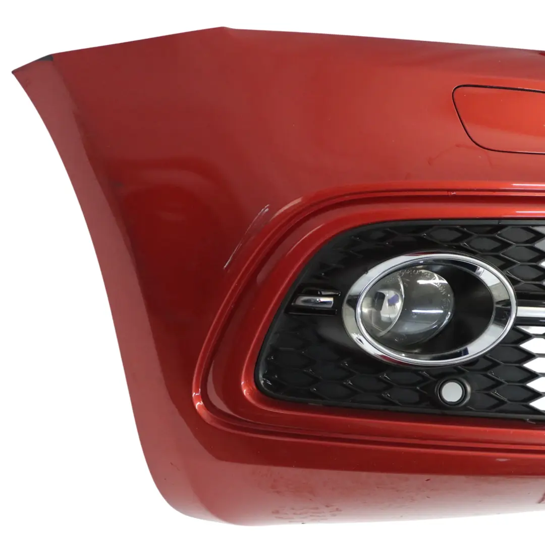Audi Q5 8R Front Bumper Trim Panel Cover Volcano Red Metallic - Y3M - SKU 8R0807105E-VRE - Part number 8R0807105E
