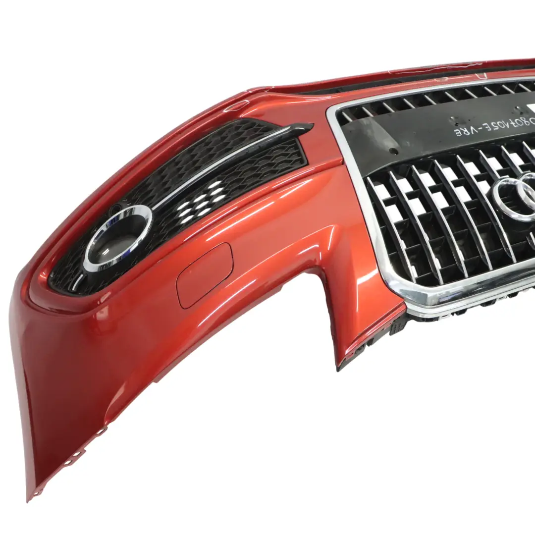 Audi Q5 8R Zderzak Przedni Volcano Red Czerwony Metalik - Y3M - SKU 8R0807105E-VRE - Numer Części 8R0807105E