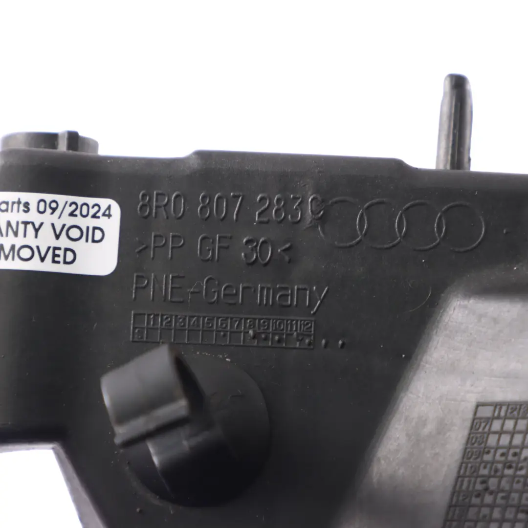 Supporto staffa paraurti anteriore sinistra per Audi Q5 8R con numero di parte 8R0807283C Audi Q5 8R Supporto staffa paraurti anteriore sinistra - SKU 8R0807283C - Numero di parte 8R0807283C