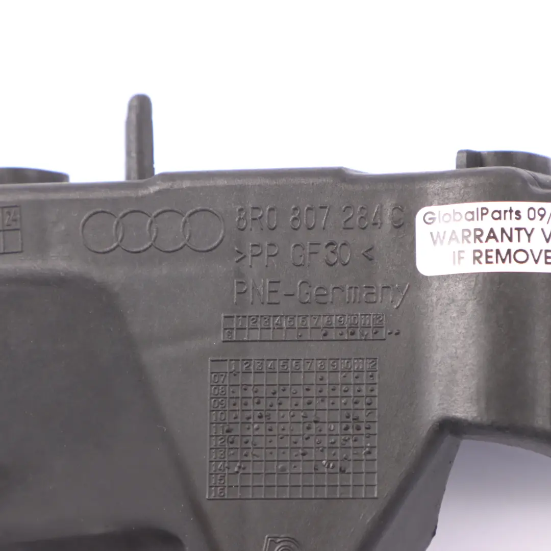 Supporto staffa paraurti anteriore destra per Audi Q5 8R con numero di parte 8R0807284C Audi Q5 8R Supporto staffa paraurti anteriore destra - SKU 8R0807284C - Numero di parte 8R0807284C