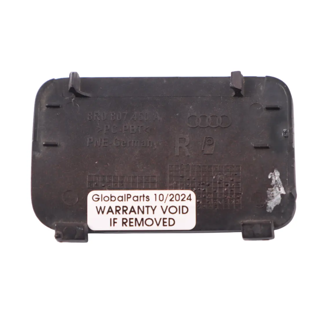 Gancio traino paraurti posteriore destro Rosso Vulcano Y3M 8R0807450A per Audi Q5 8R con numero di parte 8R0807450A-VRE Audi Q5 8R Gancio traino paraurti posteriore destro Rosso Vulcano Y3M 8R0807450A - SKU 8R0807450A-VRE - Numero di parte 8R0807450A-VRE