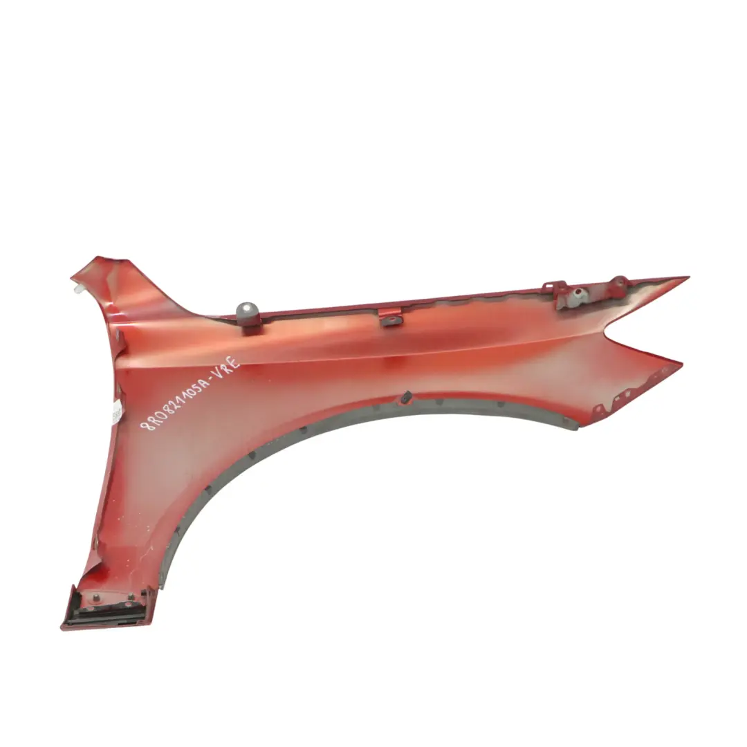 Audi Q5 8R Panel lateral delantero izquierdo Guardabarros Volcano Red - Y3M - SKU 8R0821105A-VRE - Número de pieza 8R0821105A