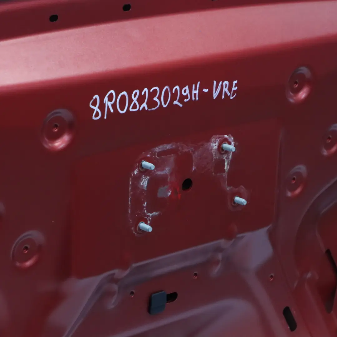 Audi Q5 8R Maska Pokrywa Silnika Volcano Red Czerwony Metalik - Y3M - SKU 8R0823029H-VRE - Numer Części 8R0823029H