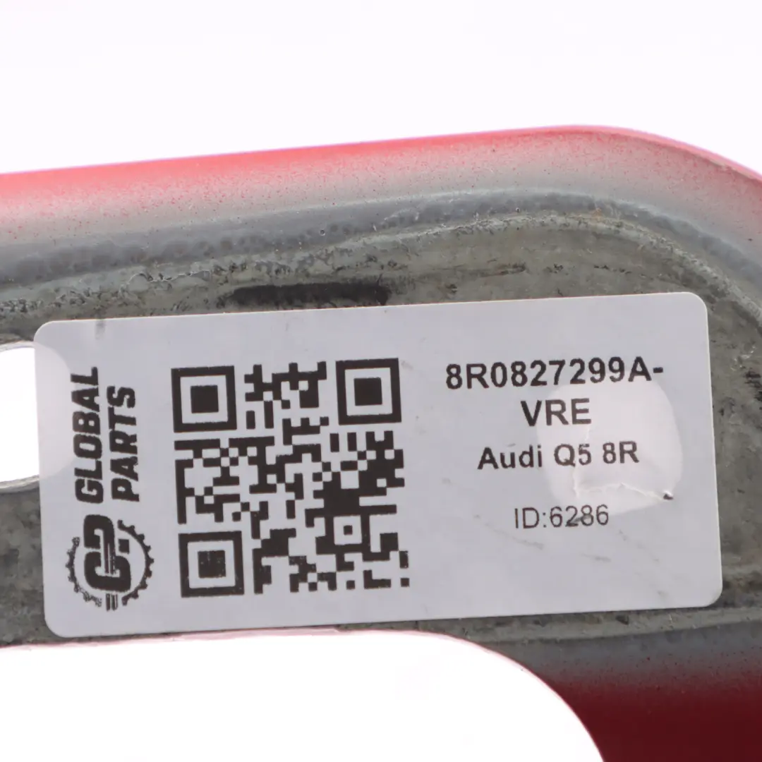 Audi Q5 8R Tailgate Trunk Hinge Rear Left N/S Volcano Red Metallic - Y3M - SKU 8R0827299A-VRE - Part number 8R0827299A-VRE