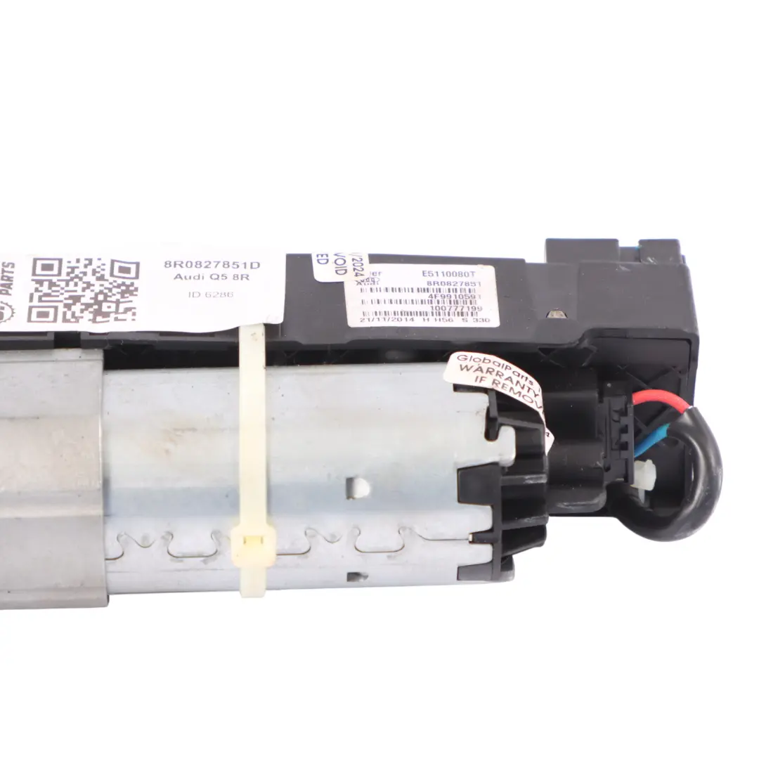 Audi Q5 8R Attuatore motore elettrico portellone posteriore sinistro - SKU 8R0827851D - Numero di parte 8R0827851D
