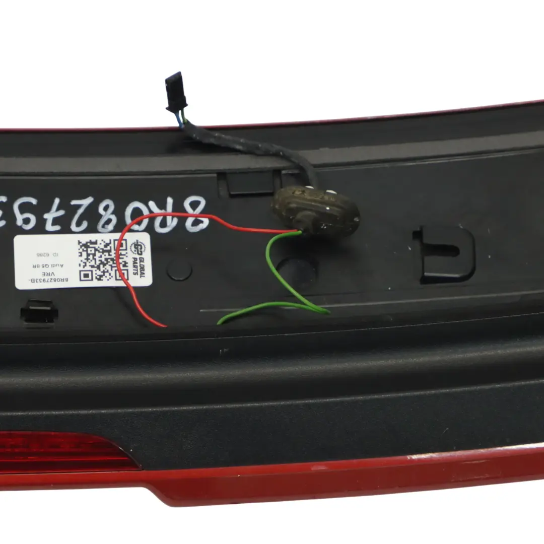 Audi Q5 8R Portón Trasero Maletero Spoiler de Techo Volcano Red - Y3M - SKU 8R0827933B-VRE - Número de pieza 8R0827933B