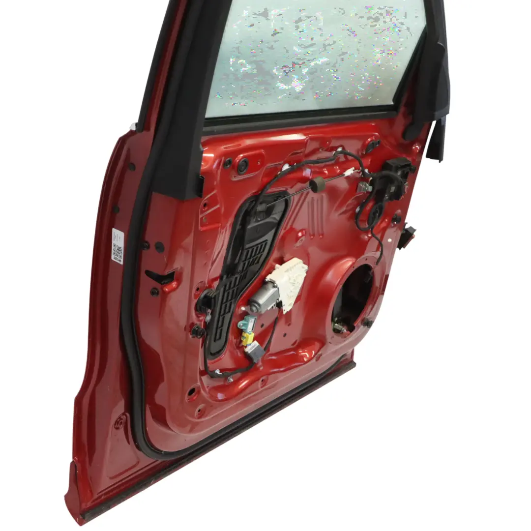 Puerta Delantera Izquierda Revestimiento Volcano Red Metallic - Y3M para Audi Q5 8R con número de pieza 8R0831051E Audi Q5 8R Puerta Delantera Izquierda Revestimiento Volcano Red Metallic - Y3M - SKU 8R0831051E-VRE - Número de pieza 8R0831051E