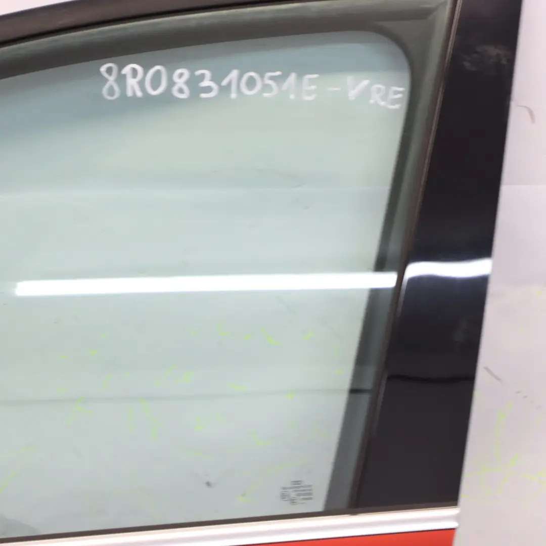 Door Front Left N/S Covering Panel Volcano Red Metallic - Y3M to Audi Q5 8R with Part number 8R0831051E Audi Q5 8R Door Front Left N/S Covering Panel Volcano Red Metallic - Y3M - SKU 8R0831051E-VRE - Part number 8R0831051E