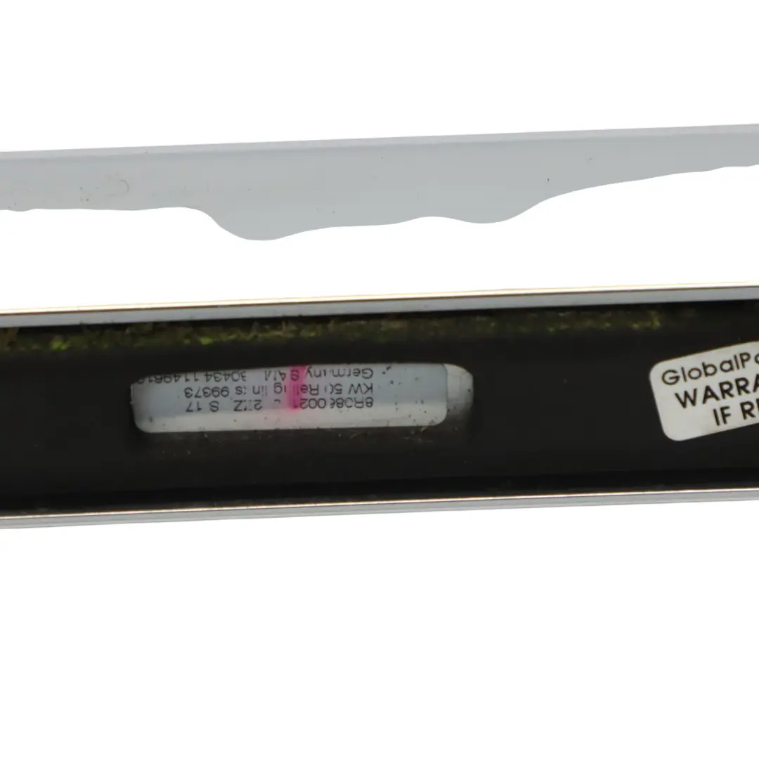 Techo Railing Izquierda Derecha Rack moldura cromo Set para Audi Q5 8R con número de pieza 8R0860021J Audi Q5 8R Techo Railing Izquierda Derecha Rack moldura cromo Set - SKU 8R0860021J - Número de pieza 8R0860021J