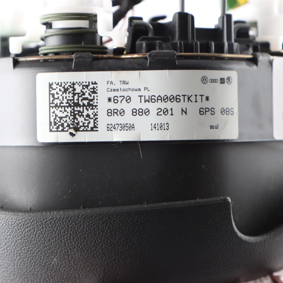 Steering Wheel Driver's Air Module 8R0880201N DEPLOYED to Audi A6 S6 RS6 C7 A7 RS7 with Part number 8R0880201N-1 Audi A6 S6 RS6 C7 A7 RS7 Steering Wheel Driver's Air Module 8R0880201N DEPLOYED - SKU 8R0880201N-1 - Part number 8R0880201N-1