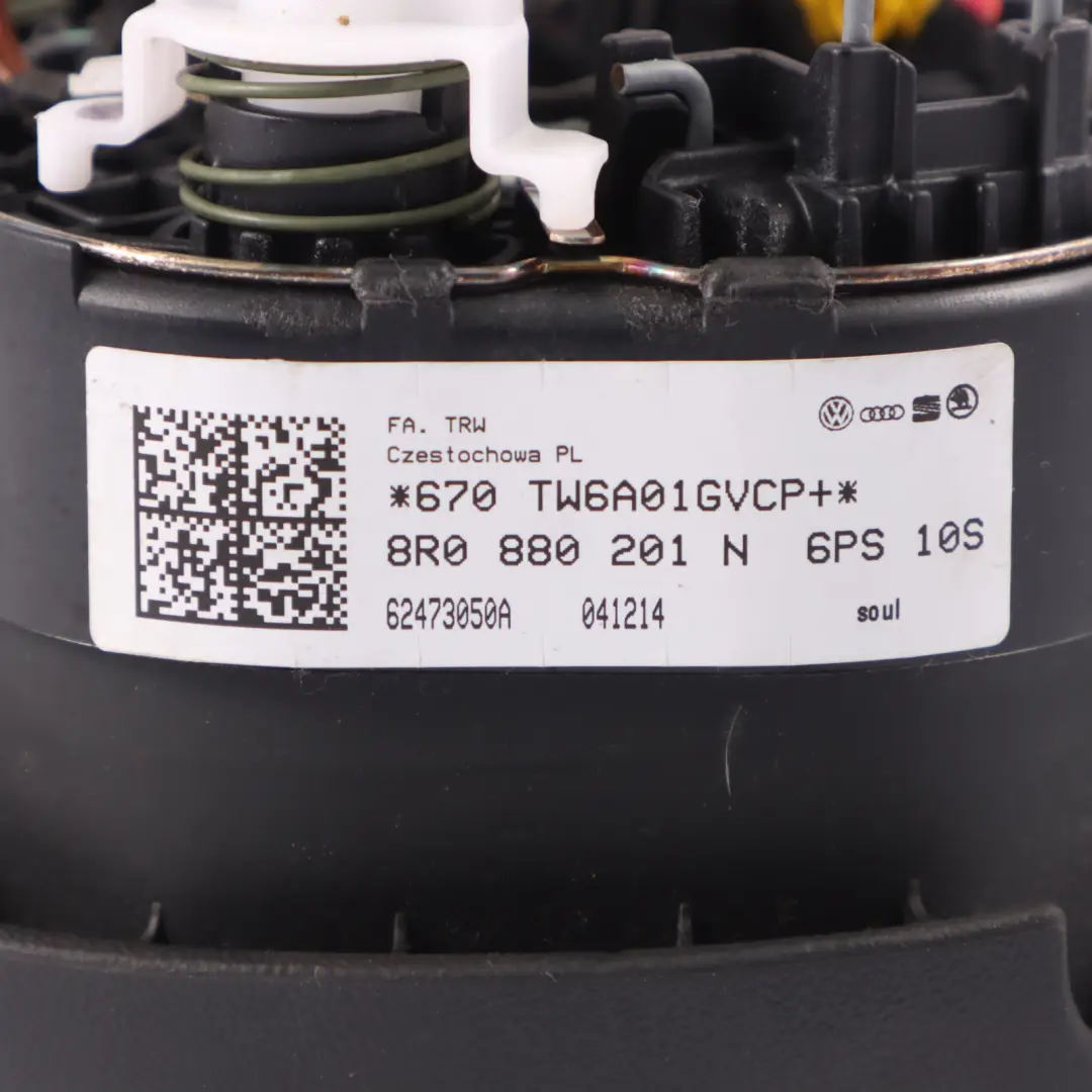 Unité de module d'air au volant Côté conducteur 8T0880204H pour Audi Q5 8R à propos du numéro de pièce 8R0880201N Audi Q5 8R Unité de module d'air au volant Côté conducteur 8T0880204H - SKU 8R0880201N - Numéro de pièce 8R0880201N