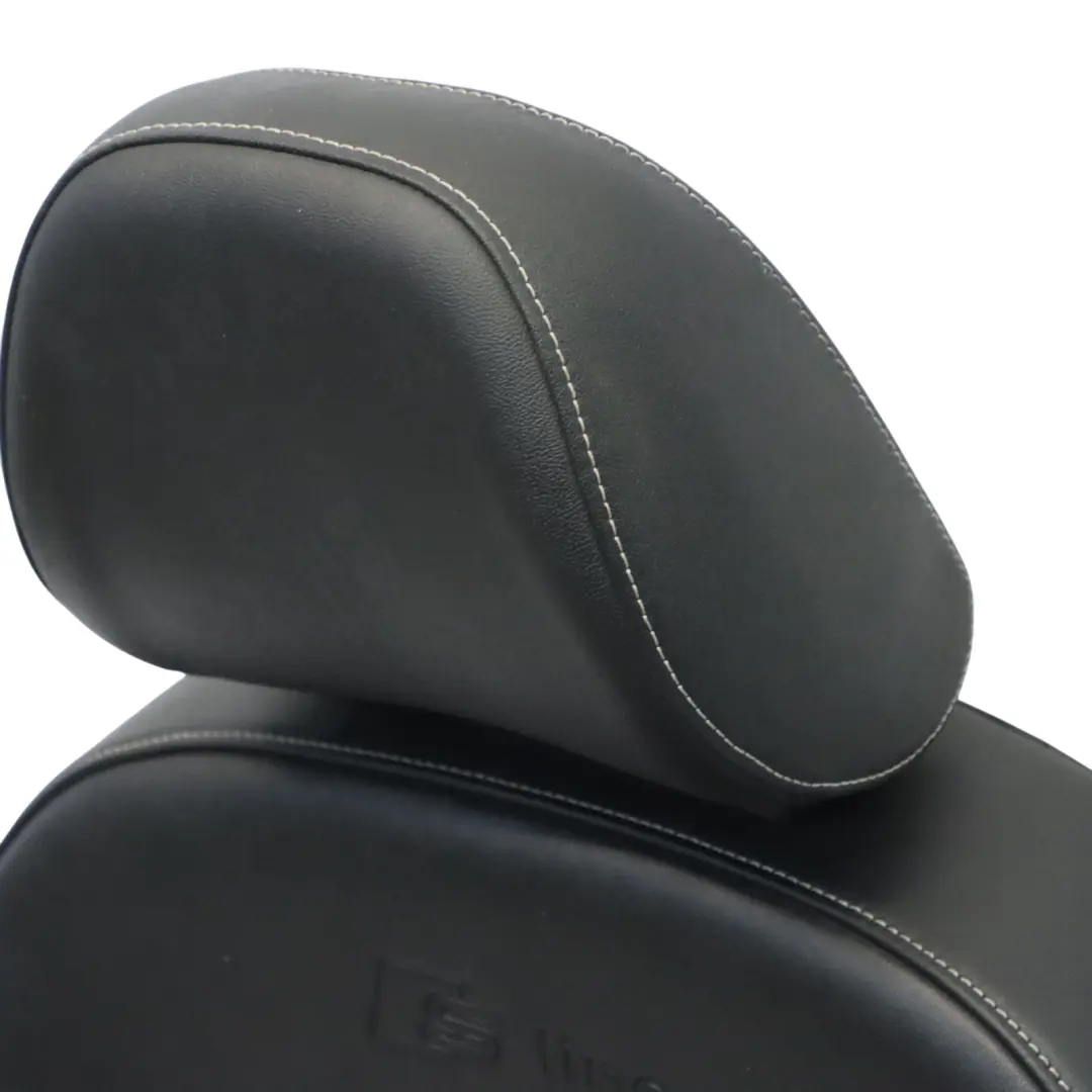 Audi Q5 8R Siège avant sport S-Line gauche électrique Cuir Tissu Soul Noir - SKU 8R0881805N-1 - Numéro de pièce 8R0881805N