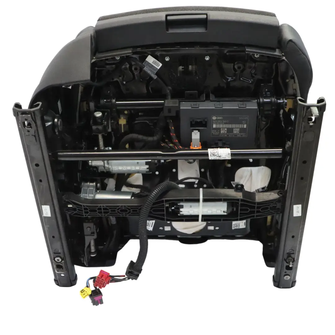 Audi Q5 8R Siège avant sport S-Line droit électrique Cuir Tissu Soul Noir - SKU 8R0881806N-1 - Numéro de pièce 8R0881806N
