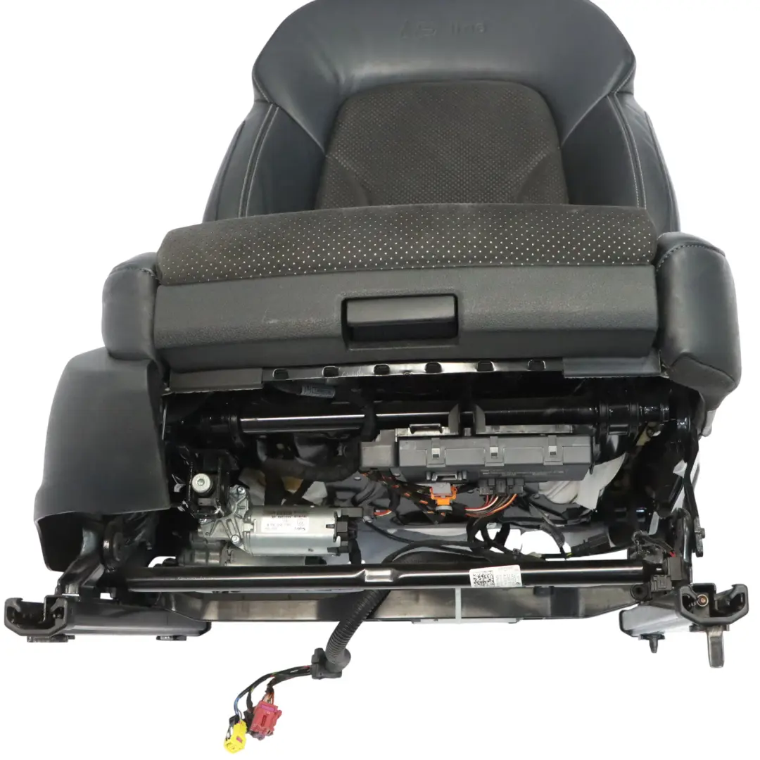 Audi Q5 8R Siège avant sport S-Line droit électrique Cuir Tissu Soul Noir - SKU 8R0881806N-1 - Numéro de pièce 8R0881806N
