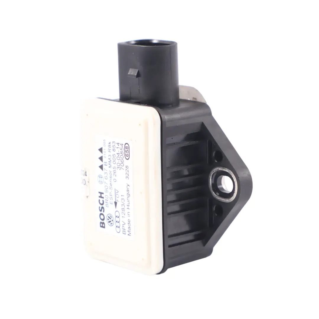 Audi A5 8T Hinten Beschleunigungssensor ESP Modul Steuergerät ECU - SKU 8R0907637B - Teilenummer 8R0907637B