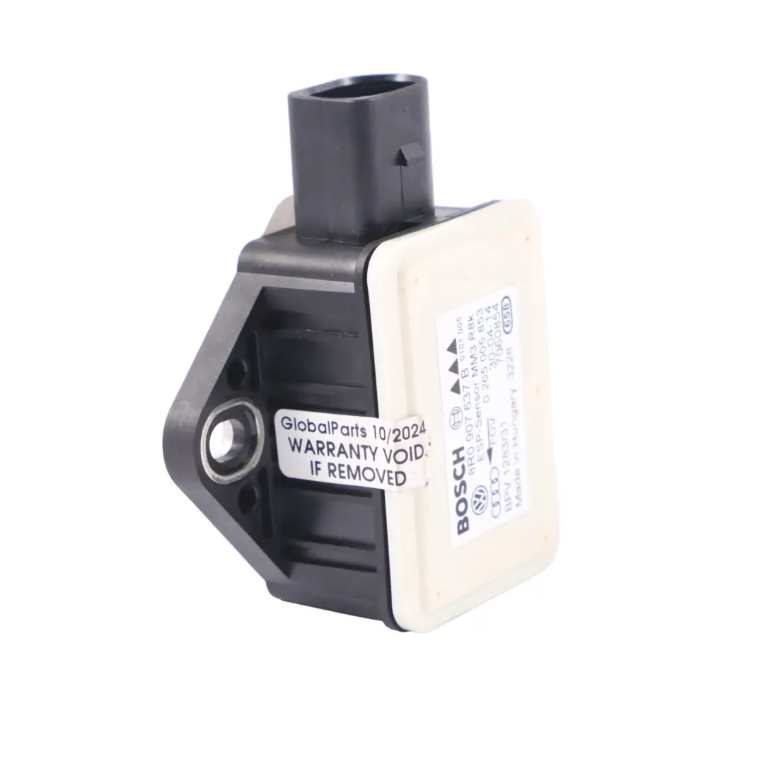 Audi A5 8T Capteur d'Accélération Arrière Module ESP Unité ECU - SKU 8R0907637B - Numéro de pièce 8R0907637B