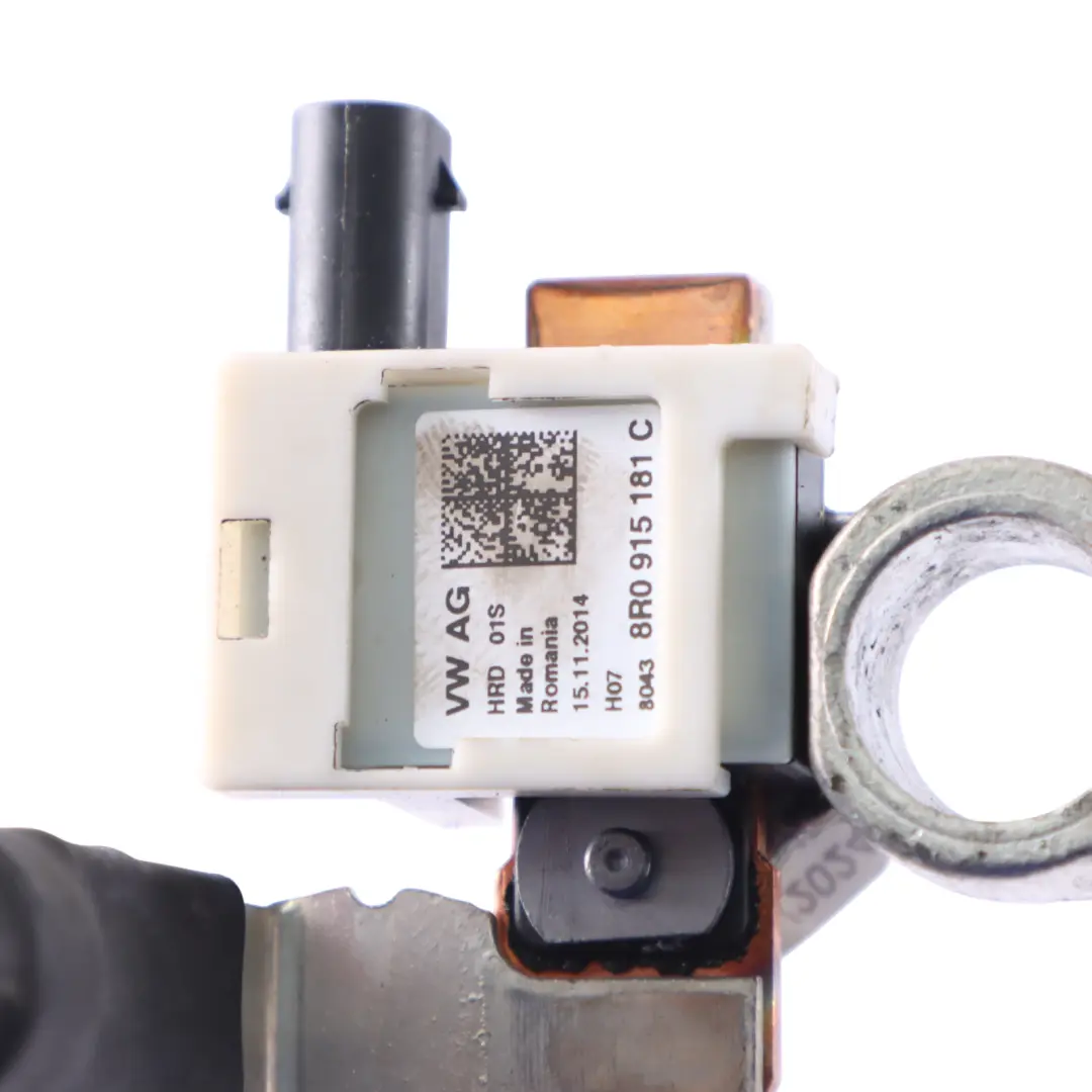 Audi Q5 8R Cavo terminale negativo batteria cablaggio batteria - SKU 8R0915181C - Numero di parte 8R0915181C