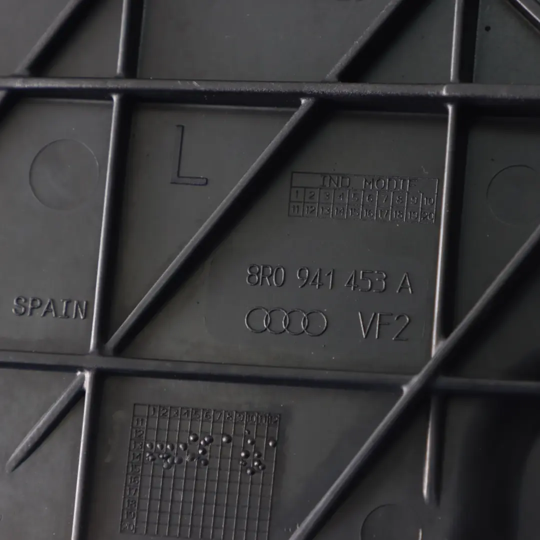 Soporte de Faro delantero izquierdo para Audi Q5 8R con número de pieza 8R0941453A Audi Q5 8R Soporte de Faro delantero izquierdo - SKU 8R0941453A - Número de pieza 8R0941453A