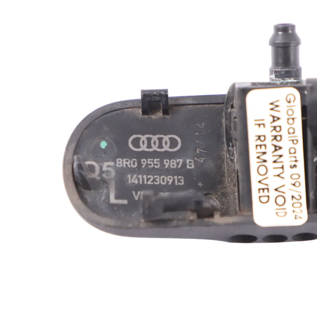 Ugello lavavetro sinistro per Audi Q5 8R con numero di parte 8R0955987B Audi Q5 8R Ugello lavavetro sinistro - SKU 8R0955987B - Numero di parte 8R0955987B