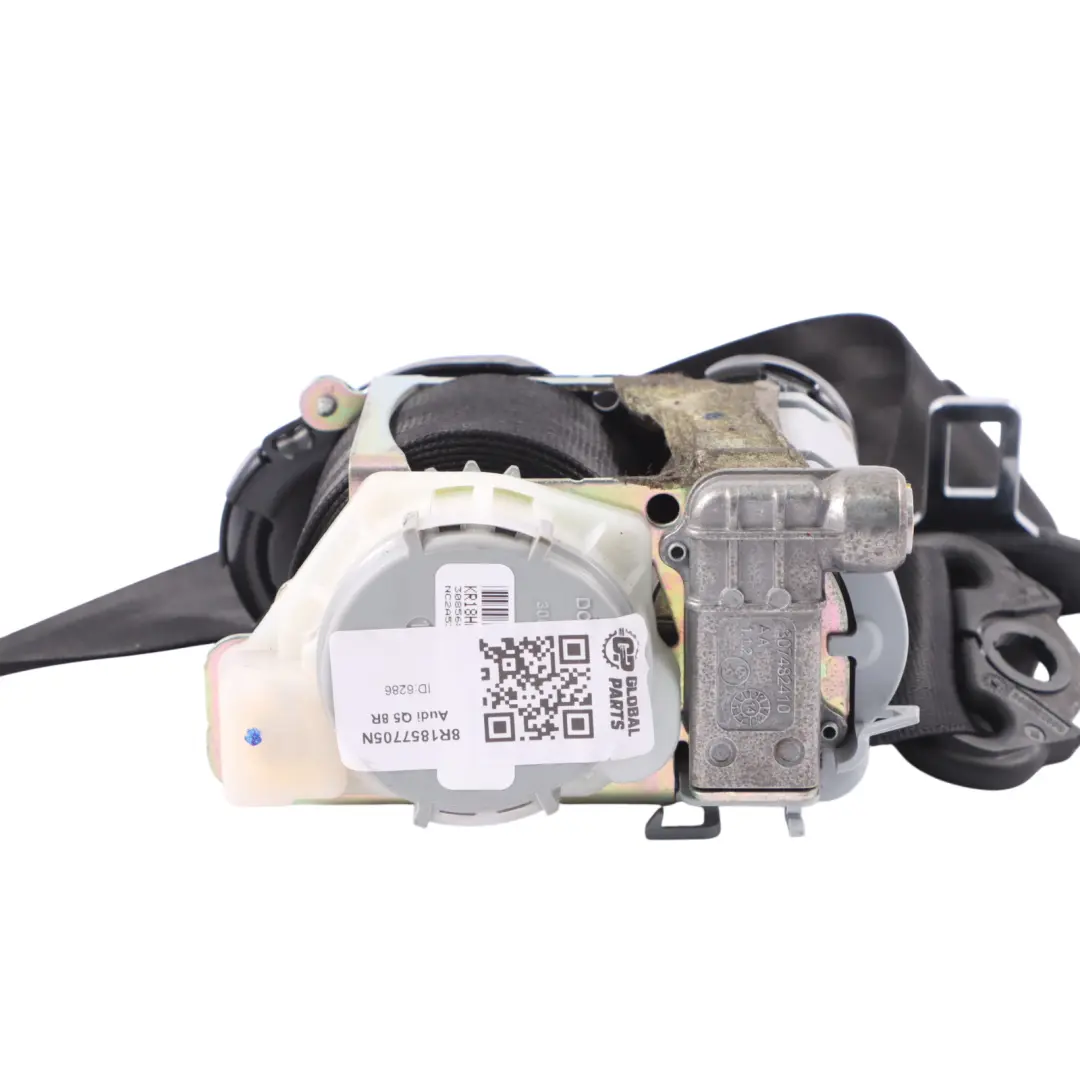 Audi Q5 8R Seat Belt Front Left N/S Seatbelt Black - SKU 8R1857705N - Part number 8R1857705N