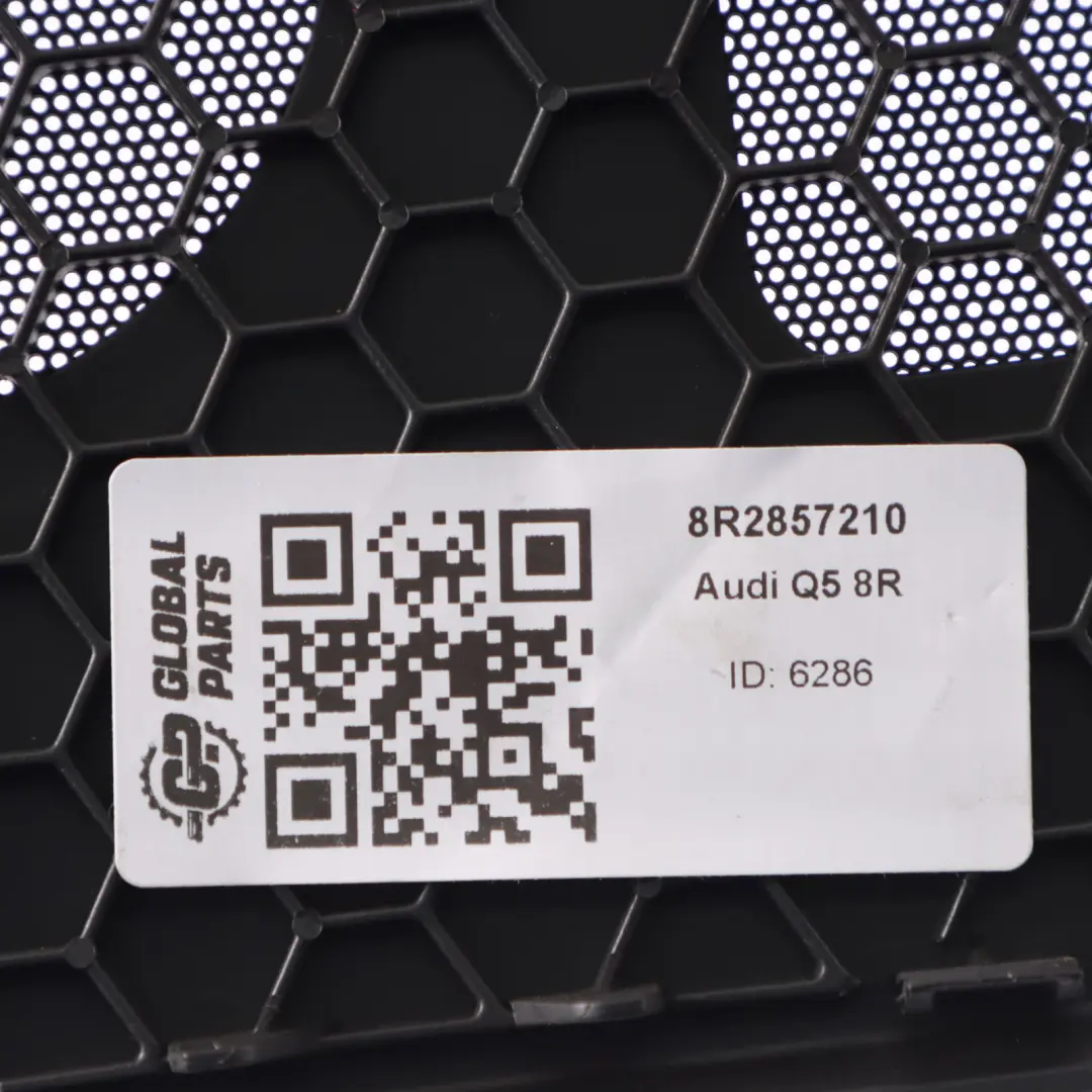 Audi Q5 8R Front Dashboard Speaker Cover Trim Panel Black - SKU 8R2857210 - Part number 8R2857210