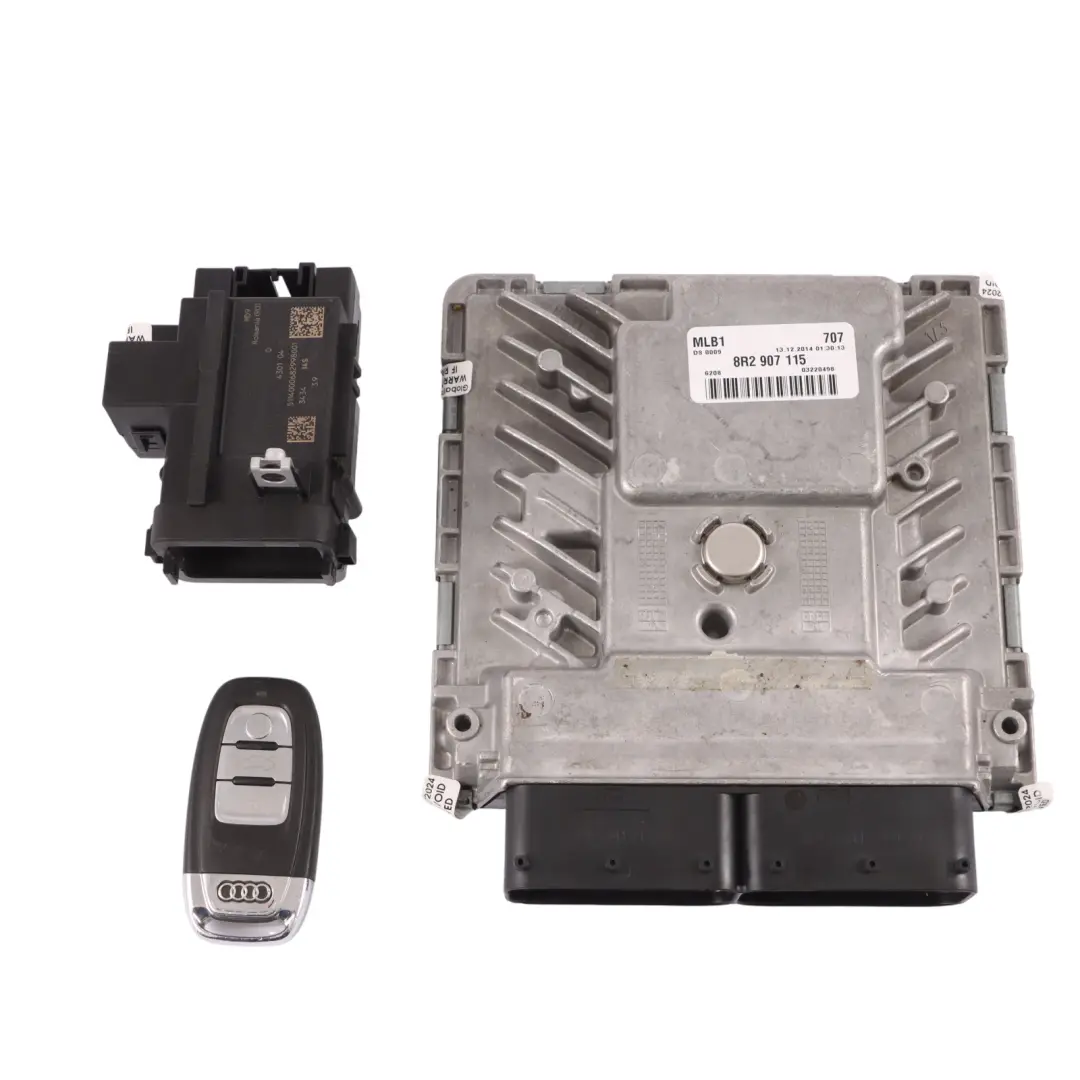 Audi Q5 8R 2.0 TFSI CNCD 224HP Motor Einheit ECU Kit Schlüssel Zündung - SKU 8R2907115-1 - Teilenummer 8R2907115