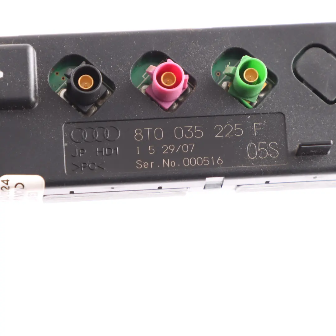 Antenna Amplifier Aerial Module Control Unit Right O/S 8T0035225M to Audi S5 8T with Part number 8T0035225F Audi S5 8T Antenna Amplifier Aerial Module Control Unit Right O/S 8T0035225M - SKU 8T0035225F - Part number 8T0035225F