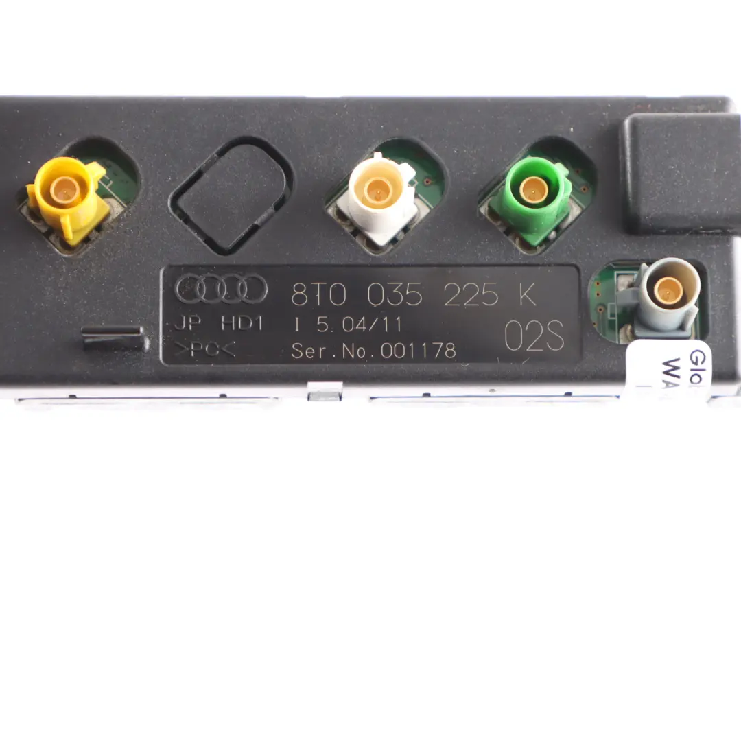 Antenna Amplifier Aerial Module Control Unit Left N/S to Audi S5 8T with Part number 8T0035225K Audi S5 8T Antenna Amplifier Aerial Module Control Unit Left N/S - SKU 8T0035225K - Part number 8T0035225K
