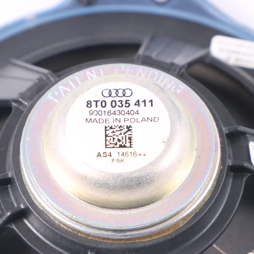 Quartier arrière Haut parleur basses moyennes gauche droite pour Audi A5 8T à propos du numéro de pièce 8T0035411 Audi A5 8T Quartier arrière Haut parleur basses moyennes gauche droite - SKU 8T0035411 - Numéro de pièce 8T0035411