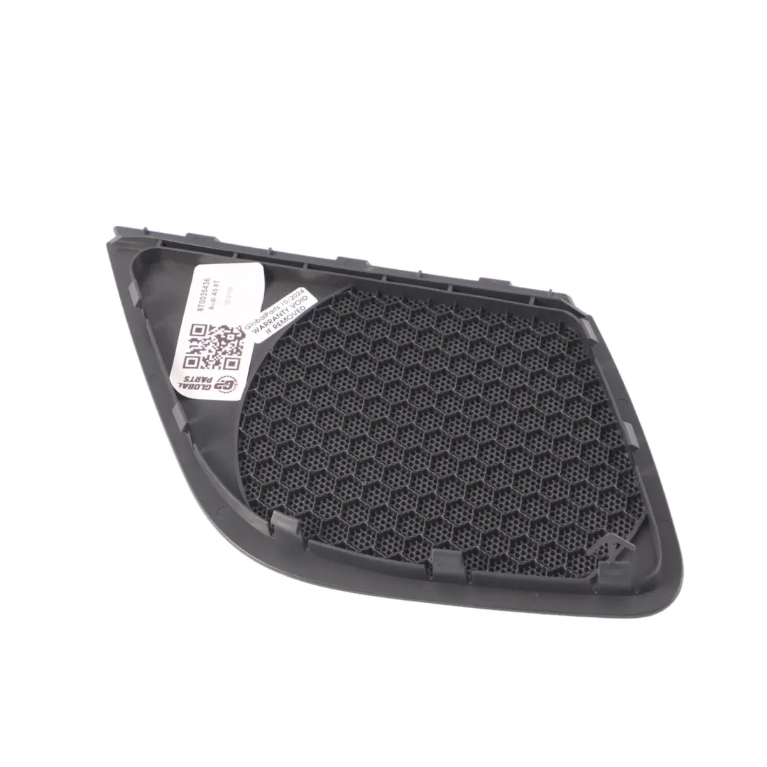 Speaker Trim Cover Right O/S Grill Trim Panel A to Audi A5 8T Rear with Part number 8T0035436 Audi A5 8T Rear Speaker Trim Cover Right O/S Grill Trim Panel A - SKU 8T0035436 - Part number 8T0035436