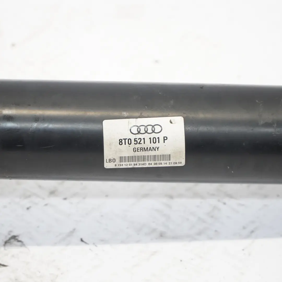 Cardan Eje para Audi A5 8T 2.0 Petrol Quattro con número de pieza 8T0521101P Audi A5 8T 2.0 Petrol Quattro Cardan Eje - SKU 8T0521101P - Número de pieza 8T0521101P