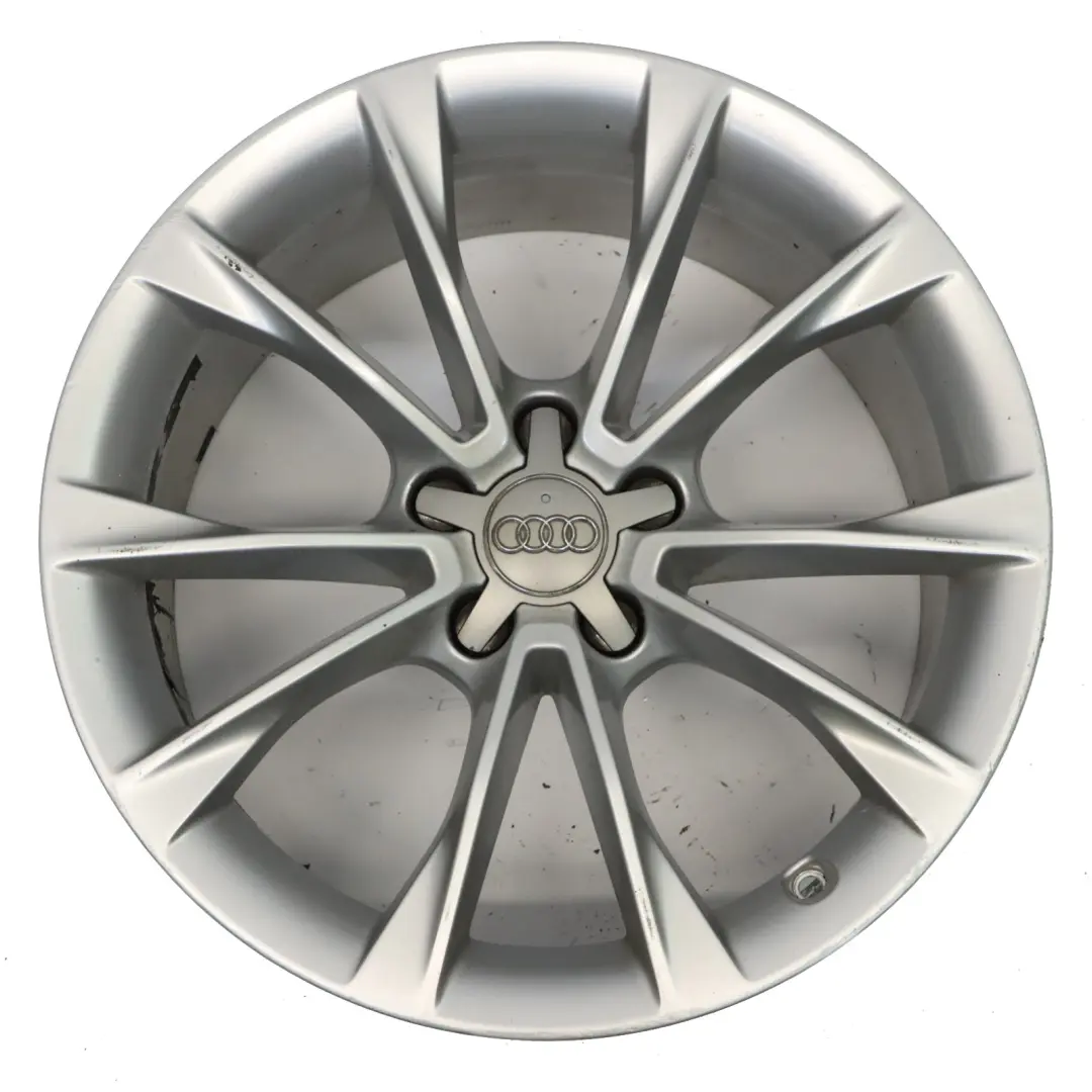 Llanta de aleación ligera plateada Audi A5 S5 8T 18" 8,5J ET:29 para con número de pieza 8T0601025BB Llanta de aleación ligera plateada Audi A5 S5 8T 18" 8,5J ET:29 - SKU 8T0601025BB-2 - Número de pieza 8T0601025BB